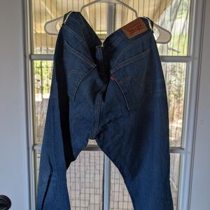 Levi's 501 Tapered Leg Blue Jeans
